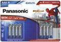 Baterie alkaliczne Panasonic Evolta LR03 AAA SPIDER MAN