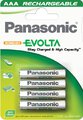 Akumulatorki Panasonic Evolta R03 AAA 750mAh