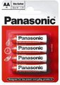 Bateria cynkowo-węglowa Panasonic R6 AA - blister