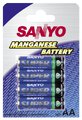 Baterie cynkowo-węglowe Sanyo R6 AA