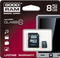 Karta pamięci Goodram microSDHC 8GB Class 10 + adapter SD