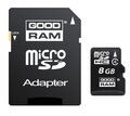 Karta pamięci Goodram microSDHC 8GB z adapterem SD