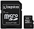 Karta pamięci Kingston micro SDHC 4GB Class 4 z adapterem SD