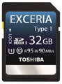Karta pamięci Toshiba SDHC 32GB EXCERIA Type 1 (90/95 MB/s)