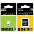 Karta pamięci microSDHC GoodRam 8GB + czytnik