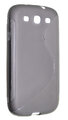 Nakładka (Back Cover) "S-Case" Samsung Galaxy S3 black transparent