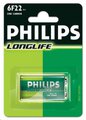 Philips LongLife 6F22 9V (Blister)
