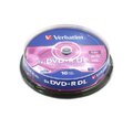 Płyty DVD+R DL 8,5GB 8X VERBATIM CAKE10