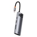 Adapter 7w1 Baseus WKWG020113 Hub USB-C to 2x USB 3.0 + HDMI + 2x USB-C + czytnik microSD / SD