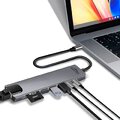 Adapter 8w1 Media-Tech MT5046 Hub USB-C to USB 3.0 + USB 2.0 + HDMI + USB-C + USB-C PD + microSD, SD + RJ45