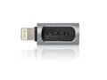 Adapter / przejściówka Rock Lightning do USB-C srebrna