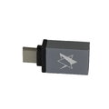 Adapter Skystars OTG USB-C USB 3.0 szary