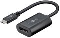 adapter typ C - DisplayPort DP 20cm Goobay 51773 4K 60Hz 3D