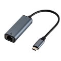 Adapter Typ C mski do RJ45 ETHERNET 10/100/1000Mbps ART USBC-LAN OEM-C6 15cm