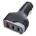 adowarka samochodowa USB QC 3.0 18W + 2x Typ C PD 100W+30W CC53-2C1A (Total 138W)