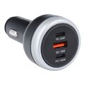 adowarka samochodowa USB QC 3.0 + 2x Typ C PD CC69-2C1A (Total 191W)