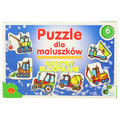 ALEXANDER Puzzle dla maluszków - maszyny budowlane 2+