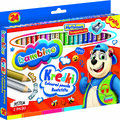 BAMBINO Kredki w oprawie drewnianej 24 kolory + temperówka