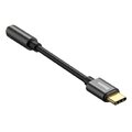 Baseus adapter USB L54 typ-C do mini-jack (3,5 mm) czarny