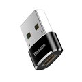 BASEUS adapter USB (męski) do Typ C (damski) 5A czarny CAAOTG-01