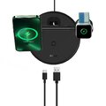 BASEUS adowarka indukcyjna 3w1 kompatybilna z MagSafe 15W WXTE000101 czarna