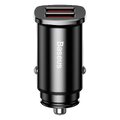 BASEUS adowarka samochodowa 2 x USB A QC3.0 5A 30W CCALL-DS01/BS-C16Q czarna