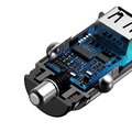 BASEUS adowarka samochodowa USB A + Typ C PD3.0 QC4.0 5A 30W CCALL-YS01 czarna