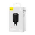 Baseus GaN5 Pro CCGP120201 65W szybka ładowarka sieciowa z 2 gniazdami USB-C PD oraz USB