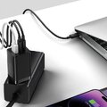 Baseus GaN5 Pro CCGP120201 65W szybka ładowarka sieciowa z 2 gniazdami USB-C PD oraz USB