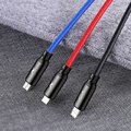 BASEUS kabel 3w1 USB A do Micro USB / Lightning / Typ C 3,5A CAMLT-BSY01 0,3 m czarny