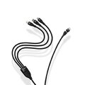 BASEUS kabel 3w1 USB A / Typ C do Micro USB / Lightning / Typ C PD QC 5A100W CASS030103 1,2 m niebieski