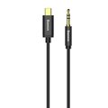 Baseus kabel audio Yiven USB-C - 3,5 mm (mini-jack) 1,2 m czarny M01