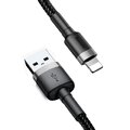Baseus kabel Cafule USB - Lightning 0,5 m 2,4A szaro-czarny 