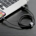 Baseus kabel Cafule USB - Lightning 1,0 m 2,4A szaro-czarny