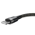 Baseus kabel Cafule USB - Lightning 2,0 m 1,5A szaro-czarny 