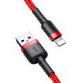 Baseus kabel Cafule USB - Lightning 3,0 m 1,5A czerwono-czerwony
