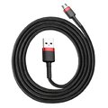 Baseus kabel Cafule USB - microUSB 1,0 m 2,4A czerwono-czarny