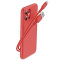 Baseus kabel Colourful USB - Lightning 1,2 m 2,4A czerwony 