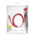 Baseus kabel Colourful USB - Lightning 1,2 m 2,4A czerwony 