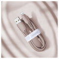 Baseus kabel Colourful USB - Lightning 1,2 m 2,4A różowy