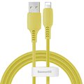 Baseus kabel Colourful USB - Lightning 1,2 m 2,4A żółty 