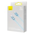 Baseus kabel Crystal Shine USB-C - Lightning 2,0 m 20W jasno-niebieski