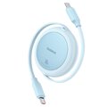 Baseus kabel Free2Pull Mini Charging Cable USB-C to USB-C 60W 1m niebieski