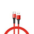 Baseus kabel Halo USB - USB-C 1,0 m 3A czerwony 