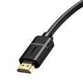 BASEUS kabel HDMI do HDMI 4K 60Hz 2.0 HD CAKGQ-E01 8 m czarny