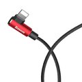 Baseus kabel MVP Elbow USB - Lightning 1,0 m 2A czerwony