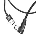 Baseus kabel MVP Elbow USB - USB-C 1,0 m 2A czarny 
