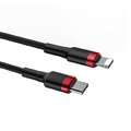 Baseus kabel PD Cafule USB-C - Lightning 1,0 m 18W czerwono-czarny