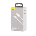 Baseus kabel Simple Wisdom USB - USB-C 1,5 m 5A biały 2 szt