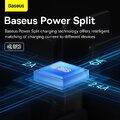 BASEUS Kabel USB 3w1 Flash Series USB-C micro USB Lightning 100W CASS030001 1.2m czarny